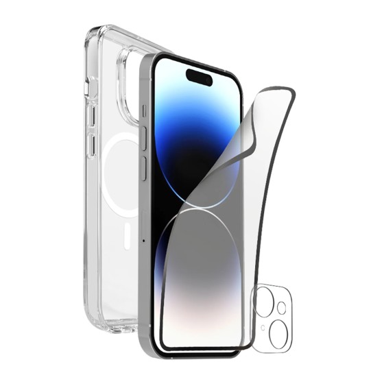 Protezione completa Kit 360 per iPhone 15